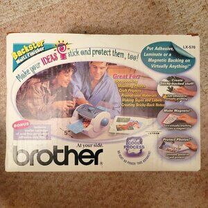 NEW Brother Backster LX-570 Multi-Finisher Laminator Sticker Magnet Maker